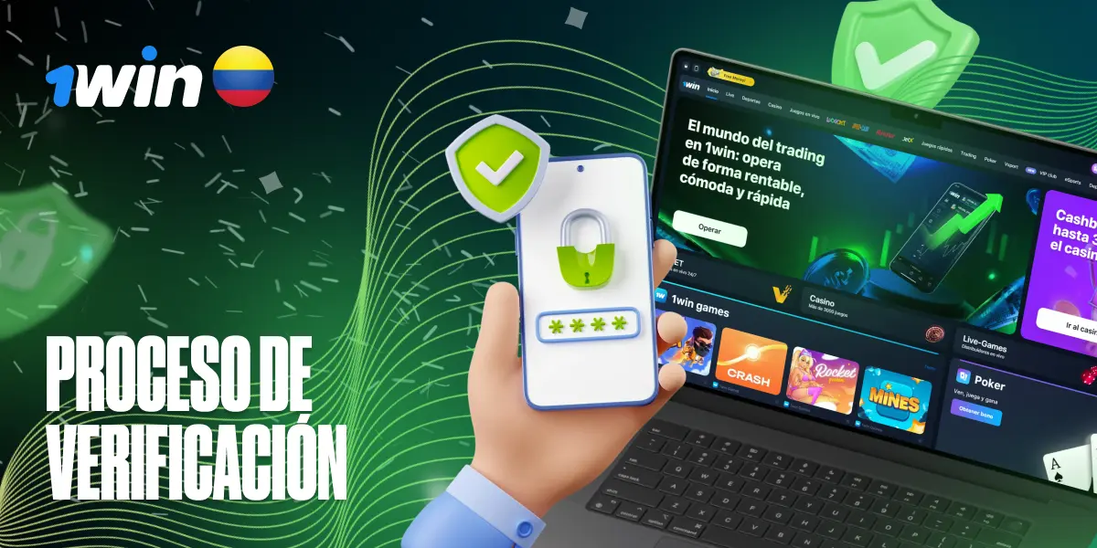 Verificación en 1win Colombia